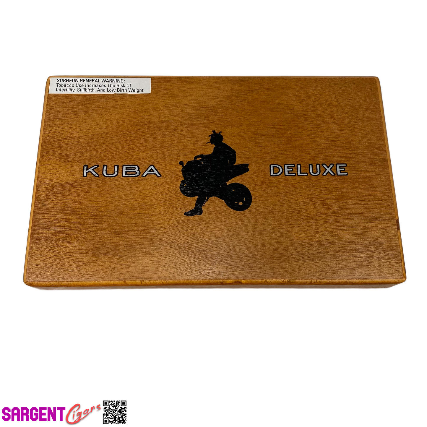 Acid Kuba Deluxe Empty Wooden Cigar Box 11.75x7.25x1.75