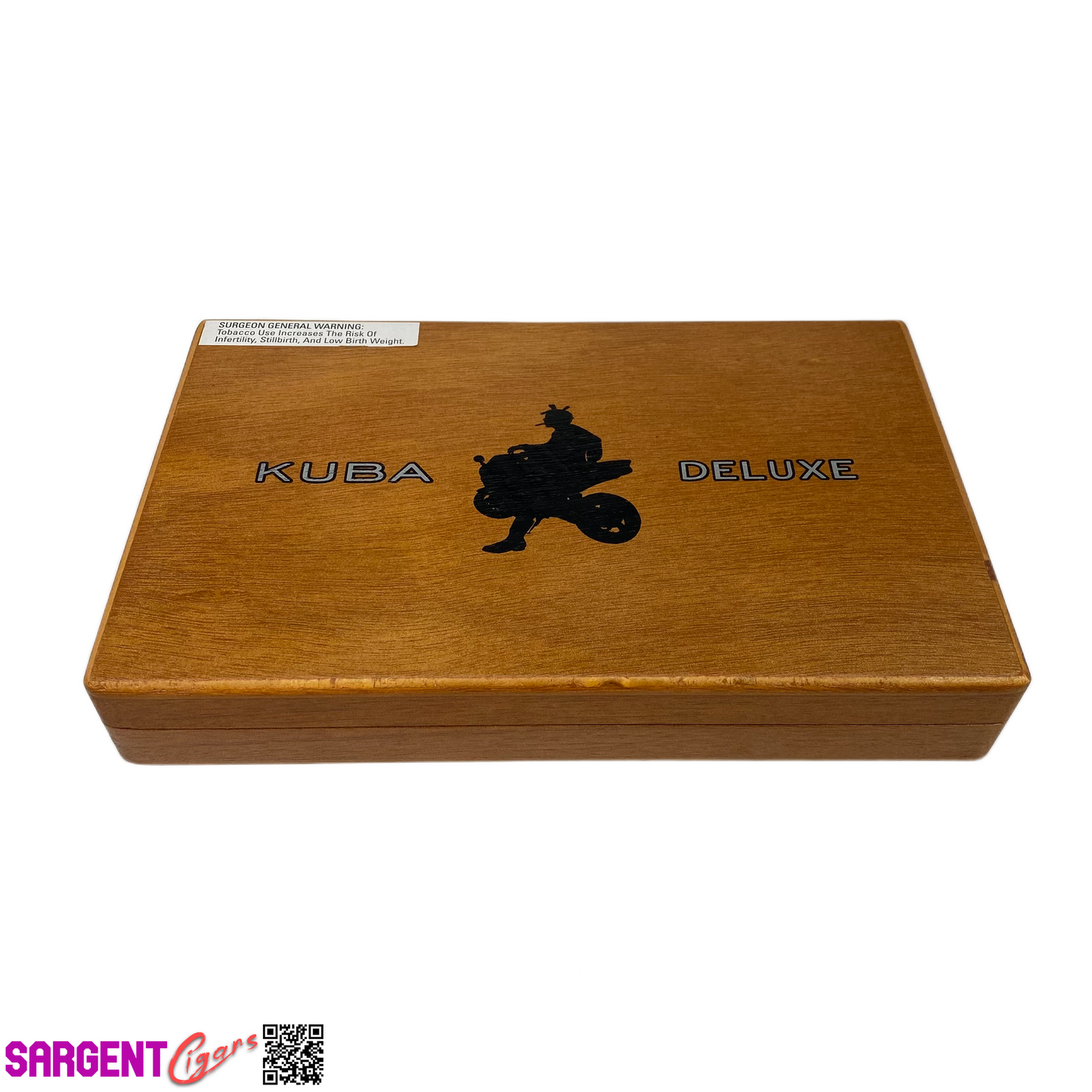 Acid Kuba Deluxe Empty Wooden Cigar Box 11.75x7.25x1.75