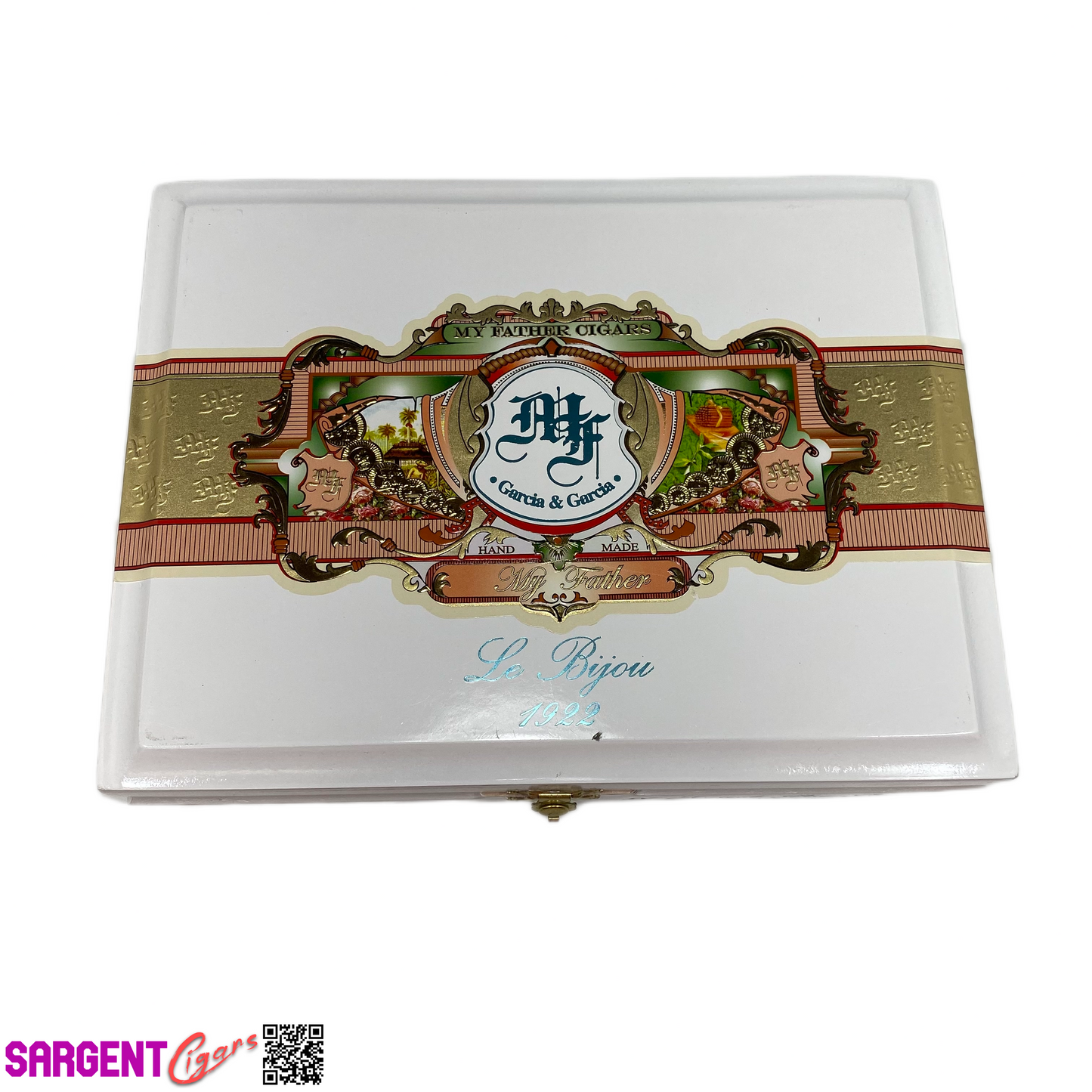 My Father Cigars Le Bijou 1922 Torpedo Empty Wooden Cigar Box 9.25x7x2 (1)