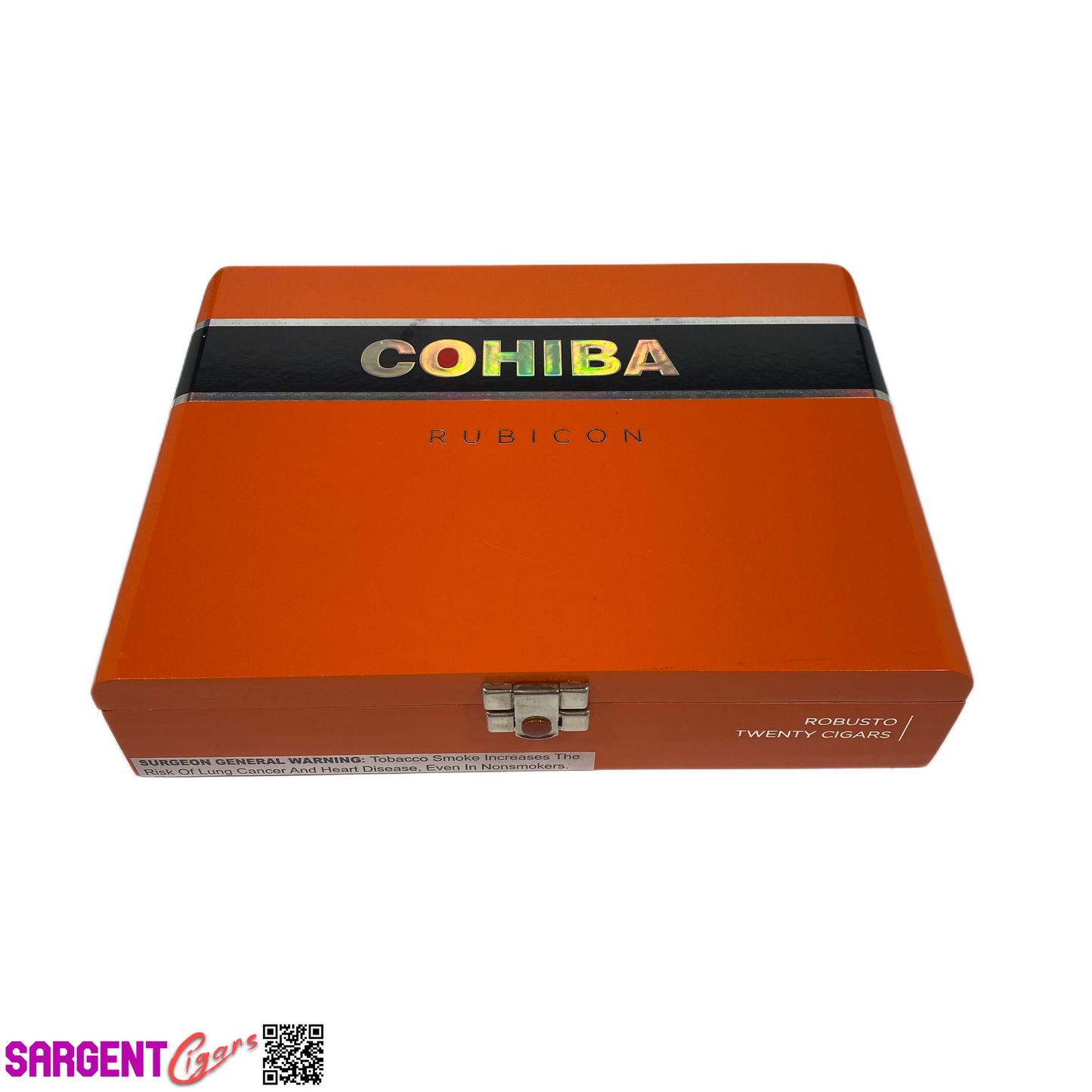 Cohiba Rubicon Robusto Empty Wooden Cigar Box 9x6.75x2 (1)