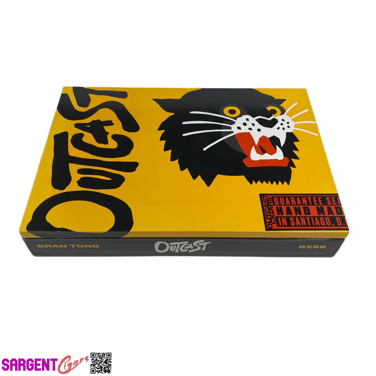 Outcast Gran Toro Empty Wooden Cigar Box 10x7x1.5