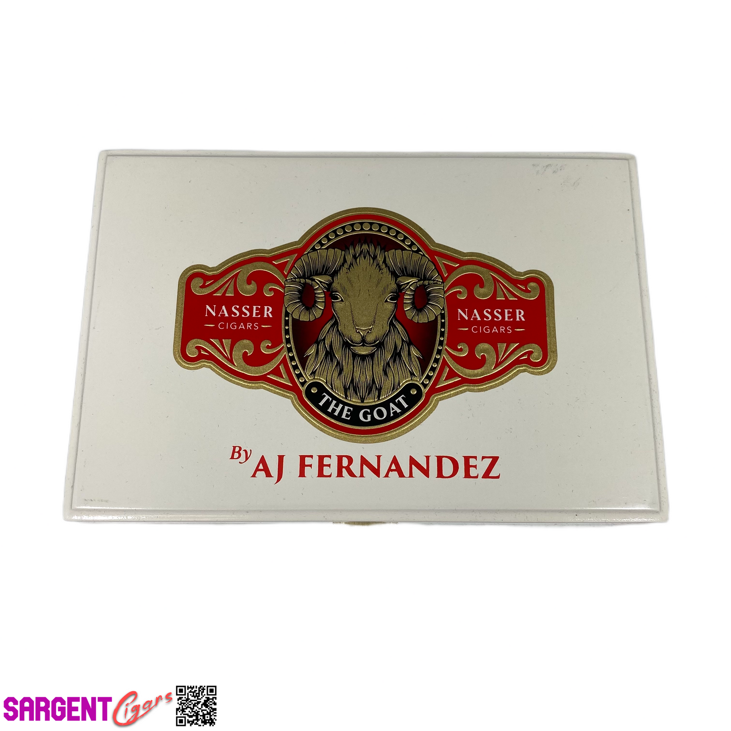 Nasser The Goat Robusto Empty Wooden Cigar Box 9.25x6.25x2