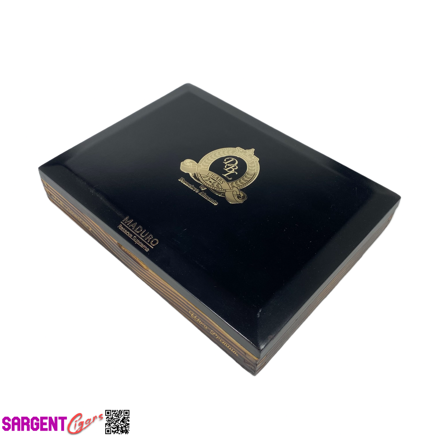 DBL 12th Anniversary Maduro Empty Wooden Cigar Box 9.75x7.5x1.75