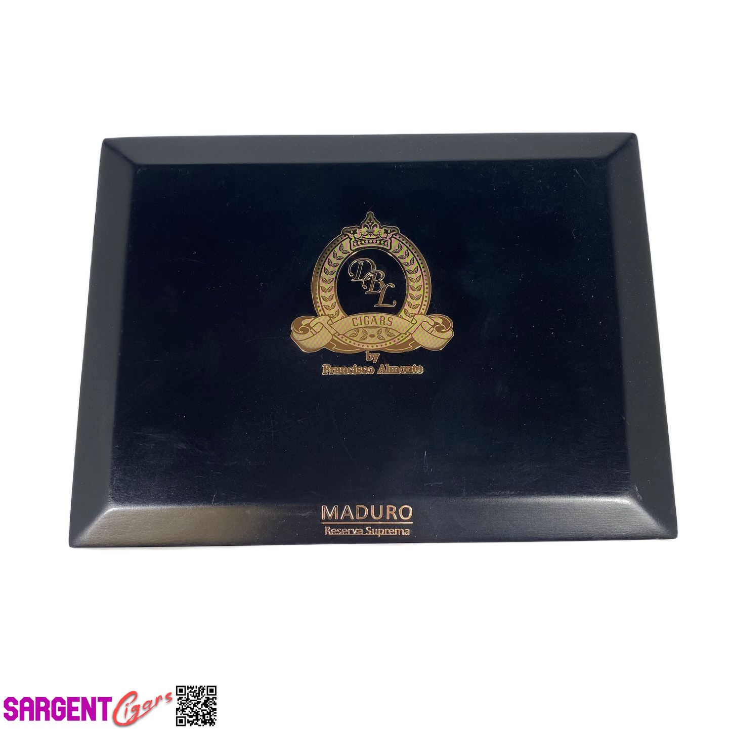 DBL 12th Anniversary Maduro Empty Wooden Cigar Box 9.75x7.5x1.75