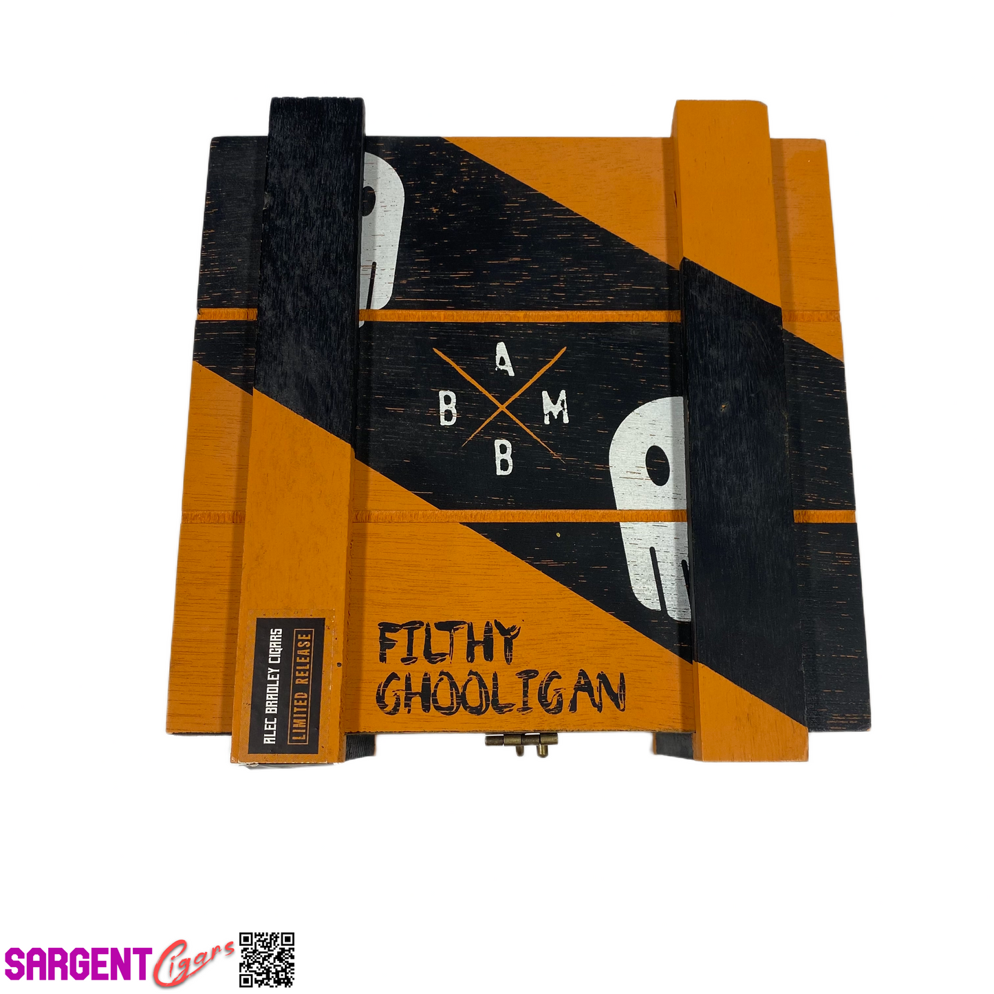 Alec Bradley Filthy Ghooligan Empty Wooden Cigar Box 7.25x7.25x3.5 (1)
