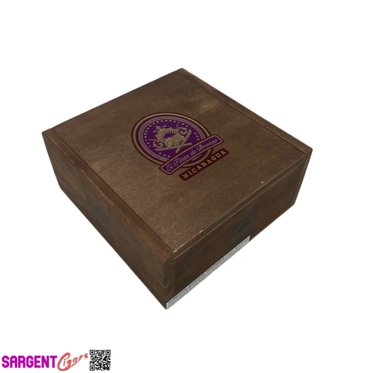 El Titan De Bronze Nicaragua Toro Empty Wooden Cigar Box 6.5x7x3