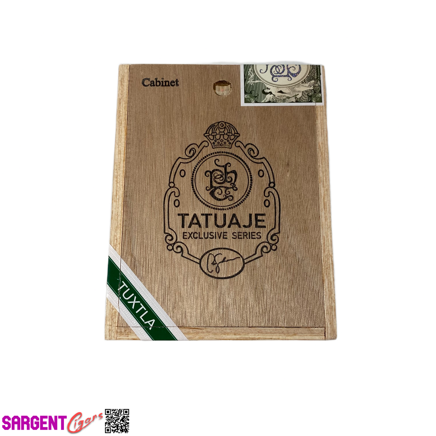 Tatuaje Tuxtla ES 2026 Empty Wooden Cigar Box 5x6.5x3.5