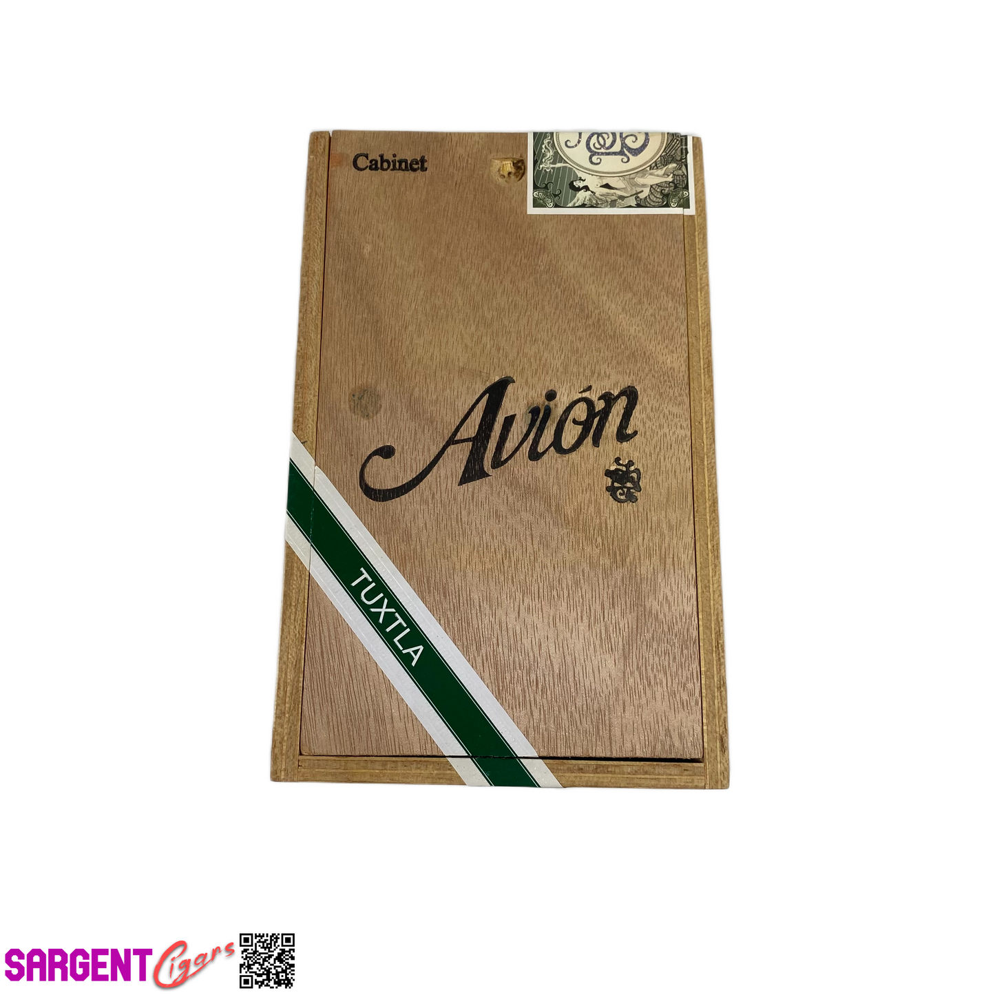 Tatuaje Avion 13 San Andres Empty Wooden Cigar Box 4.75x7.5x3.75