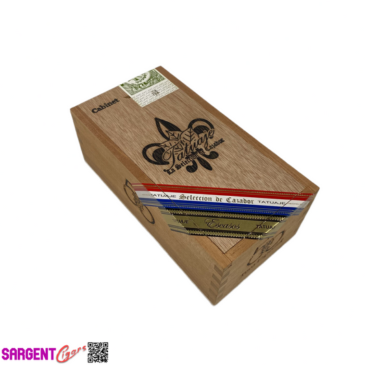 Tatuaje 50th Toro Empty Wooden Cigar Box 4x7.5x2.75