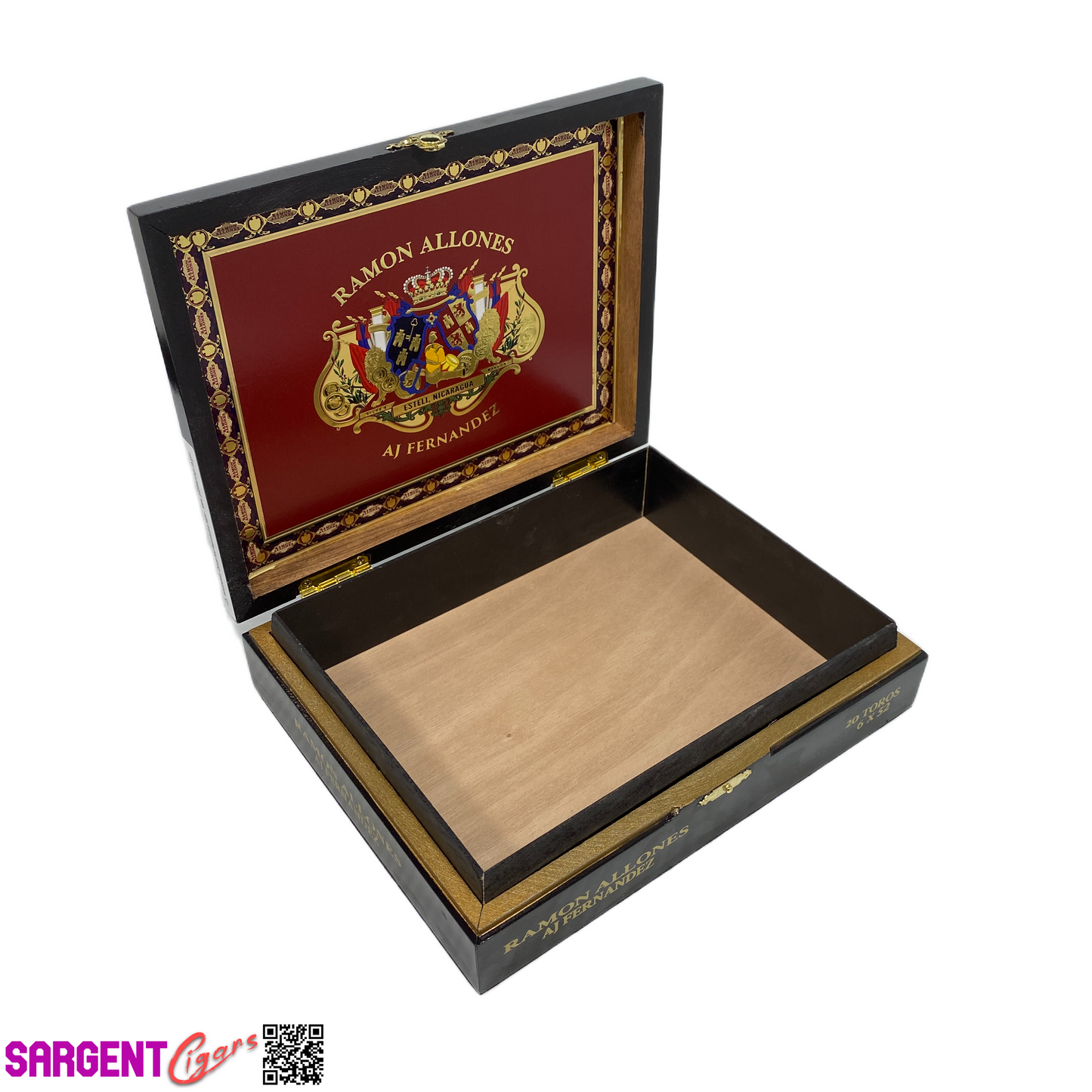 Ramon Toro Empty Wooden Cigar Box 9x7.25x2.25