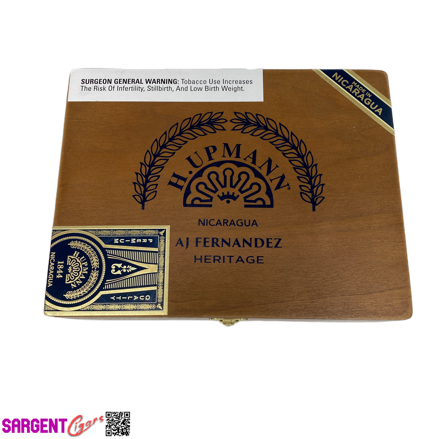 H Upmann Heritage Toro Empty Wooden Cigar Box 9.25x7.25x2