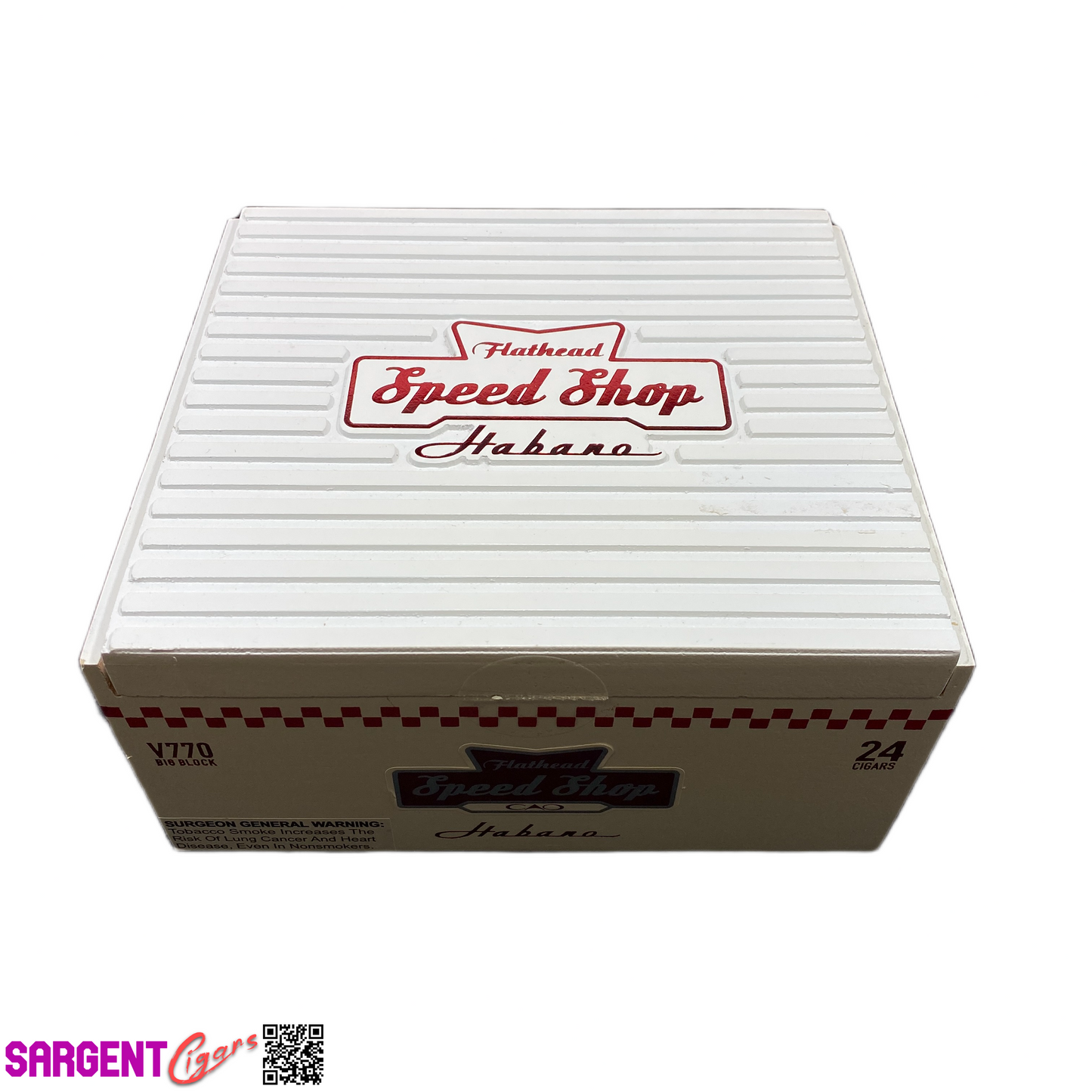 CAO Flathead Hab 770 Empty Wooden Cigar Box 8.5x7.5x4.25