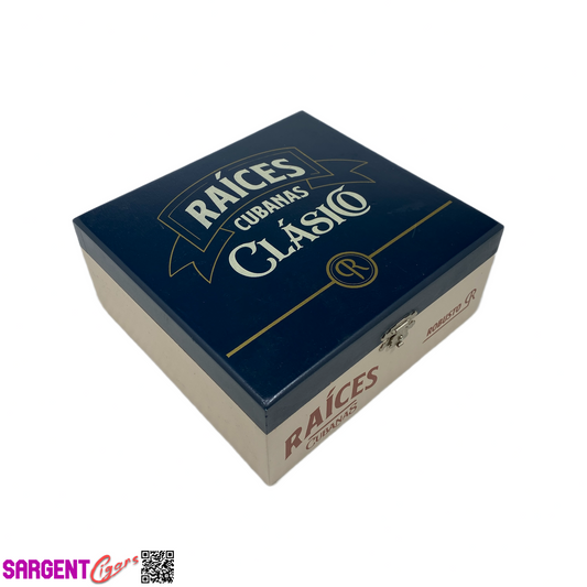 Raices Clasico Robusto Empty Wooden Cigar Box 6.5x6x2.75