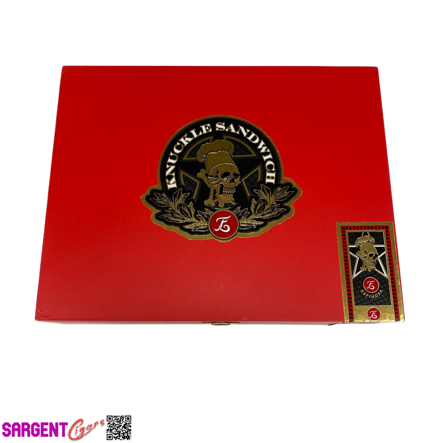 Guy Fieri Knuckle Sandwich Hab Toro Empty Wooden Cigar Box 9x7.25x2