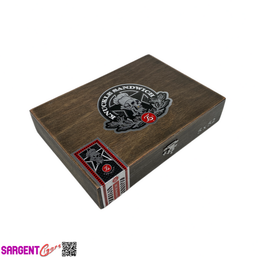 Guy Fieri Knuckle Sandwich Hab Robusto Empty Wooden Cigar Box 8.5x6x1.75