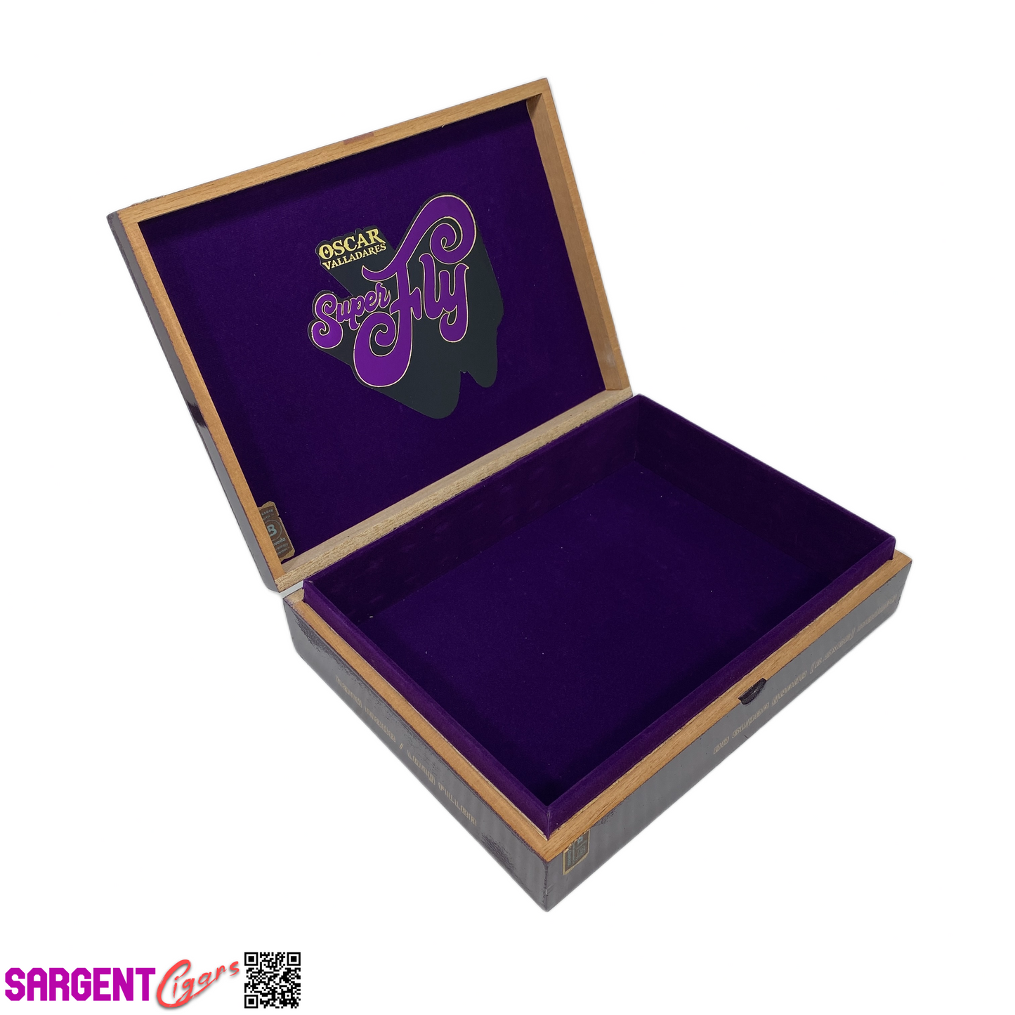 Superfly By Oscar Super Toro Empty Wooden Cigar Box 10x7.5x2.25