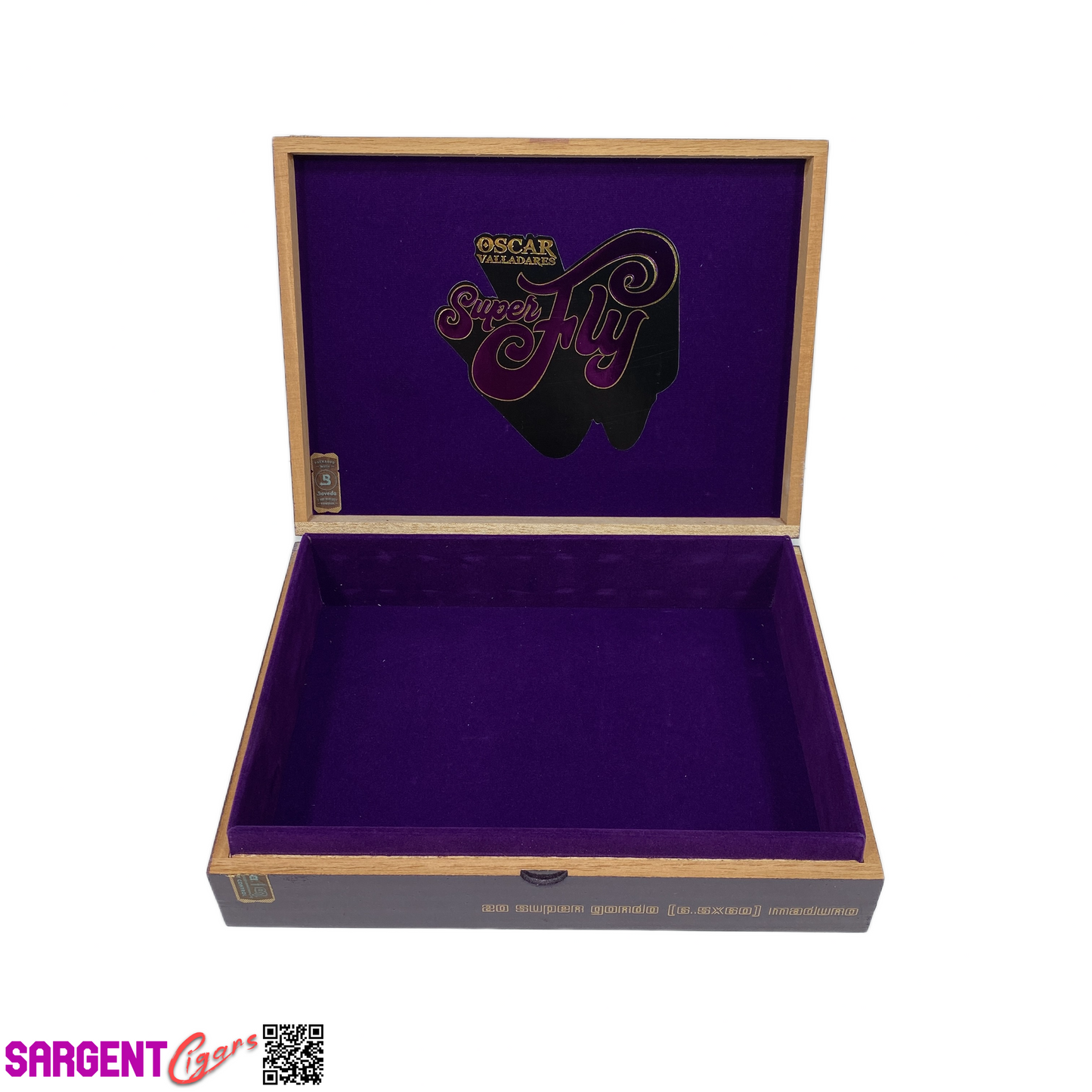 Superfly By Oscar Super Toro Empty Wooden Cigar Box 10x7.5x2.25