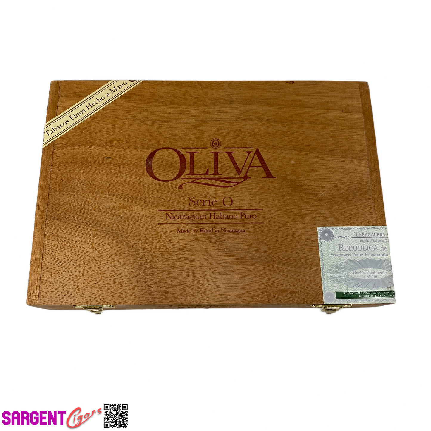 Oliva Serie O Double Toro Empty Wooden Cigar Box 10x7x1.75