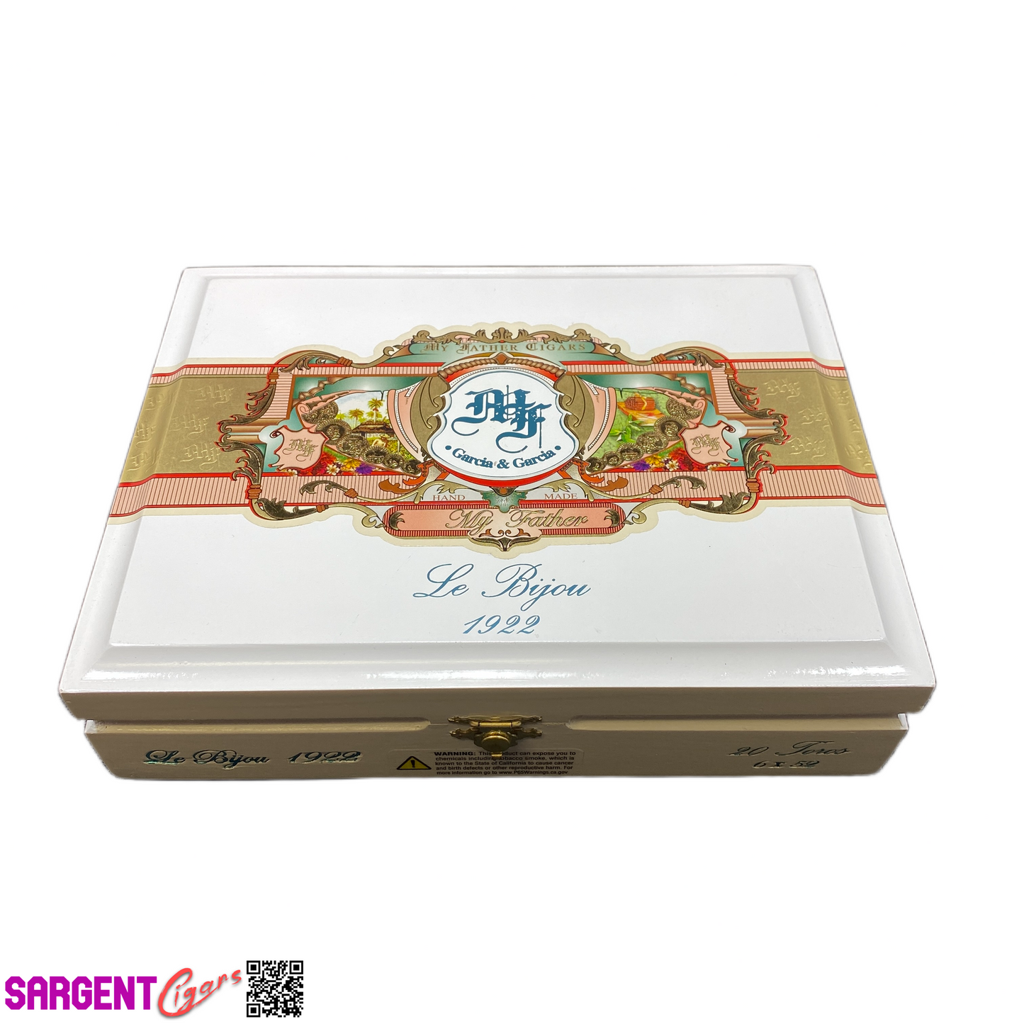 My Father Cigars Le Bijou 1922 Toro Empty Wooden Cigar Box 9x7x2.5 (1)