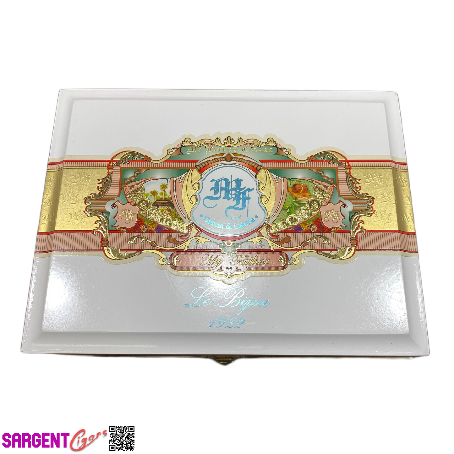 My Father Cigars Le Bijou 1922 Toro Empty Wooden Cigar Box 9x7x2.5 (1)