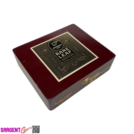 Aganorsa Leaf Rare Leaf Maduro Robusto Empty Wooden Cigar Box 7.5x6.5x2