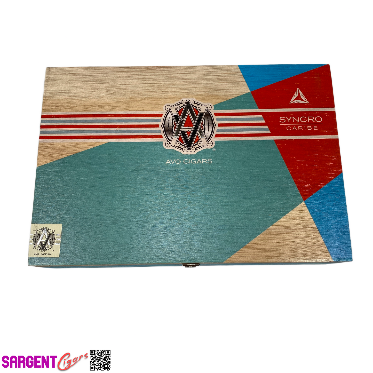 Avo Syncro Caribe Special Toro Empty Wooden Cigar Box 10.25x7x2.25