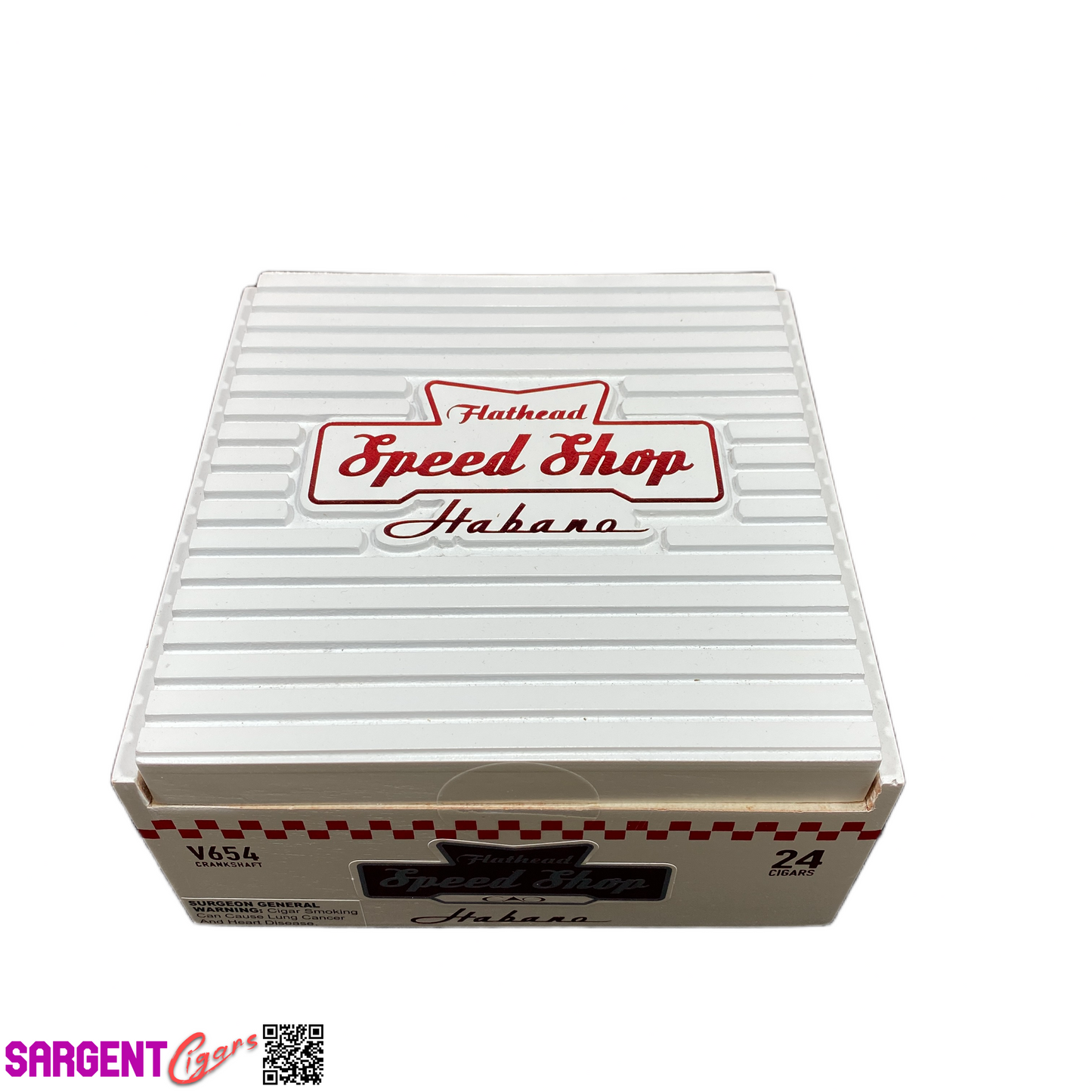 CAO Flathead Hab 654 Empty Wooden Cigar Box 7x7x3.5