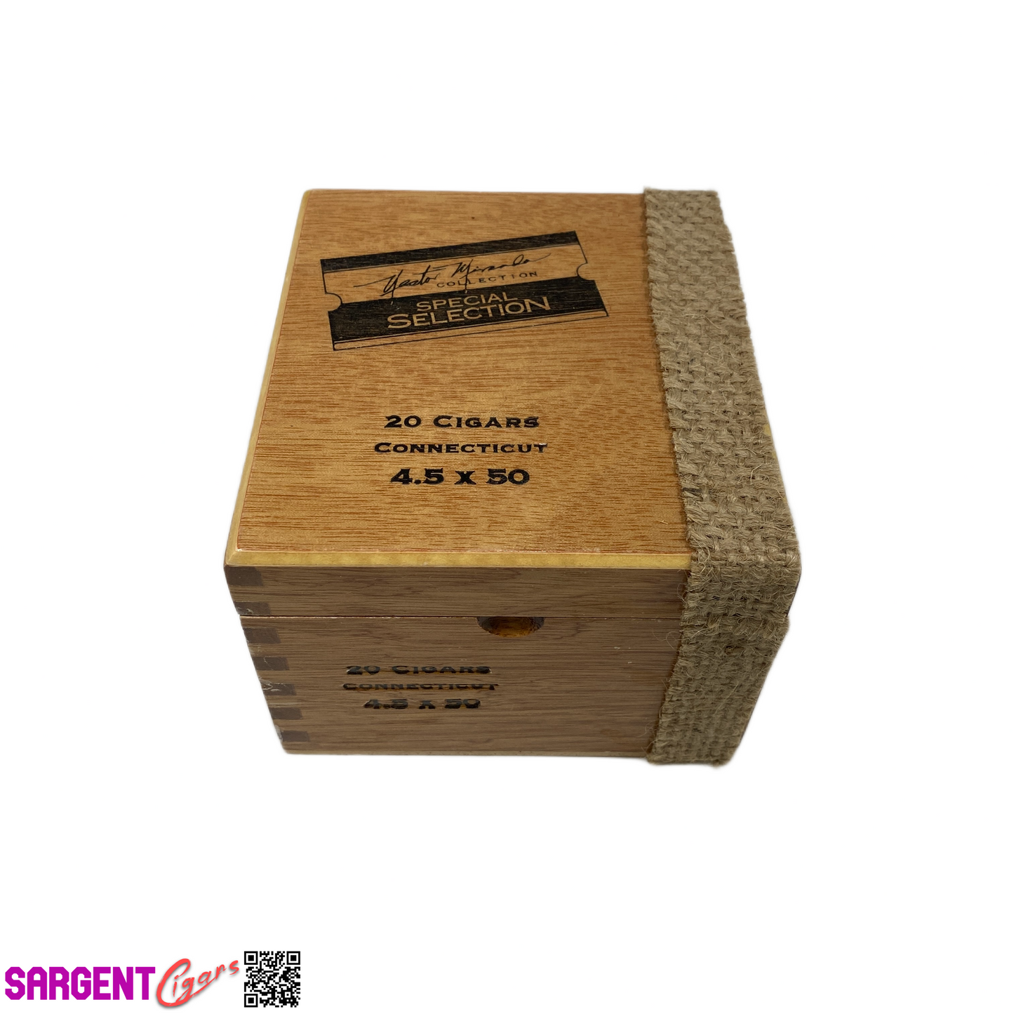 Nestor Miranda Special Selection 50 Empty Wooden Cigar Box 5x5.5x3.5
