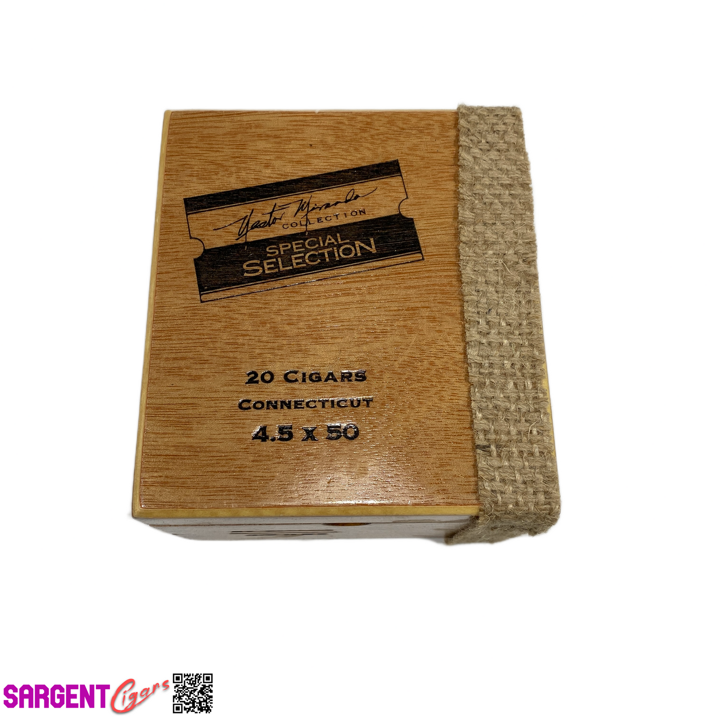 Nestor Miranda Special Selection 50 Empty Wooden Cigar Box 5x5.5x3.5