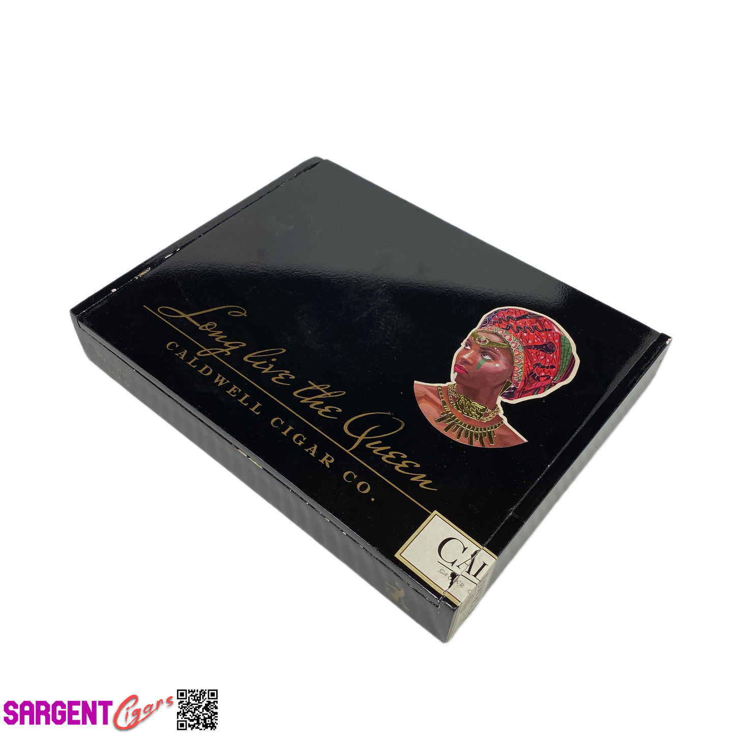 Caldwell Long Live The Queen Toro Empty Wooden Cigar Box 9x7x1.5