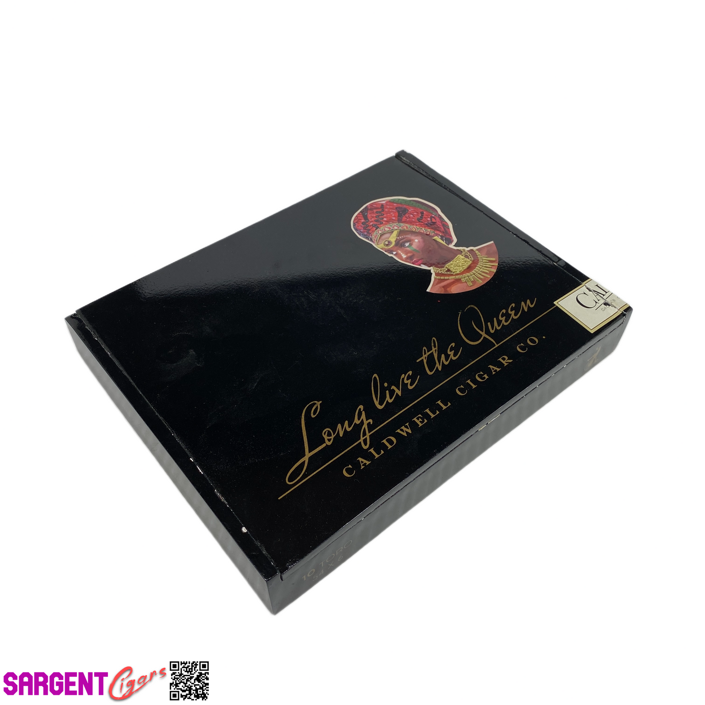 Caldwell Long Live The Queen Toro Empty Wooden Cigar Box 9x7x1.5