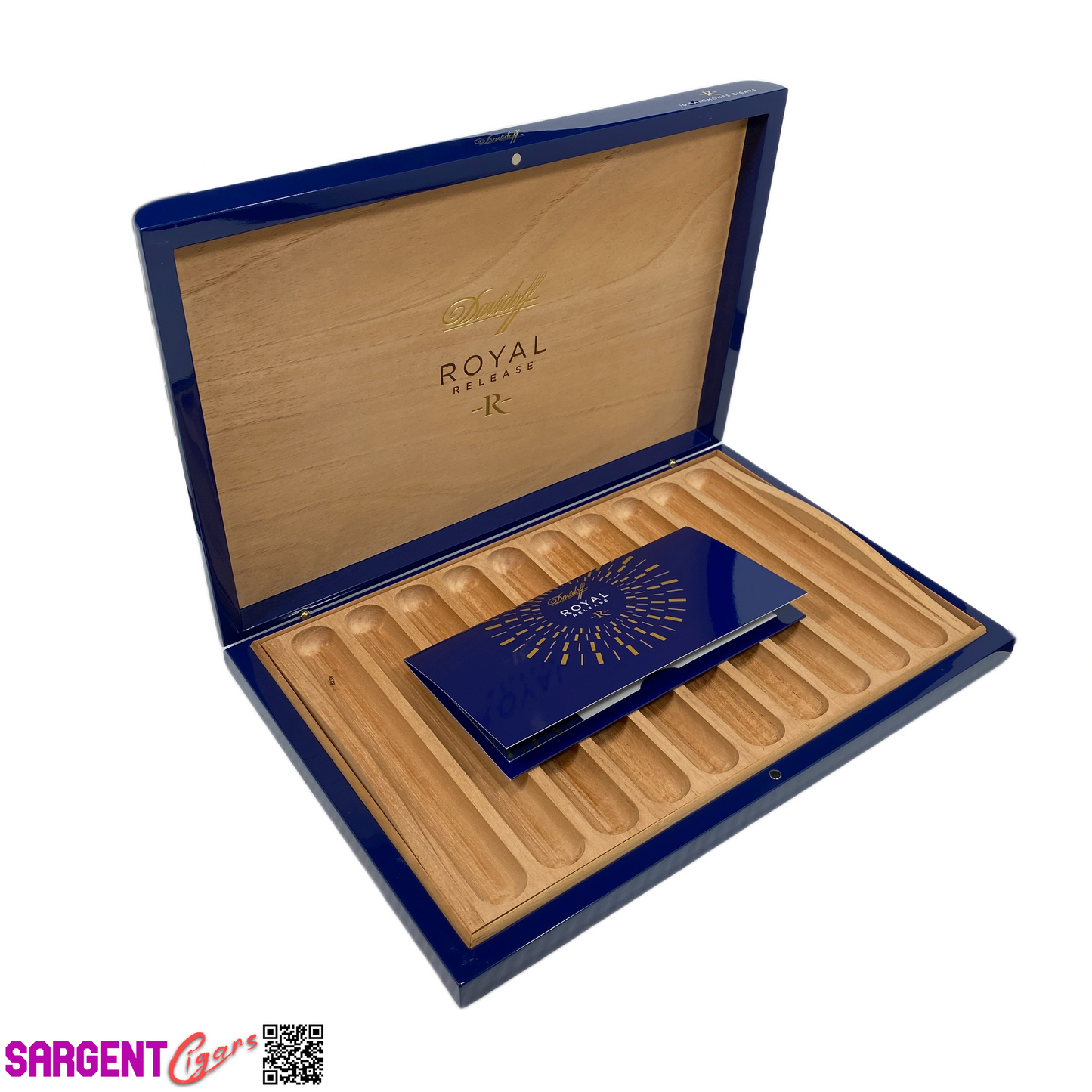 Davidoff Royal Release Salomones Empty Wooden Cigar Box 15x10.25x2