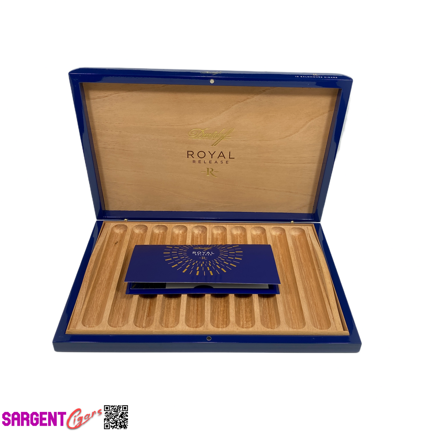 Davidoff Royal Release Salomones Empty Wooden Cigar Box 15x10.25x2