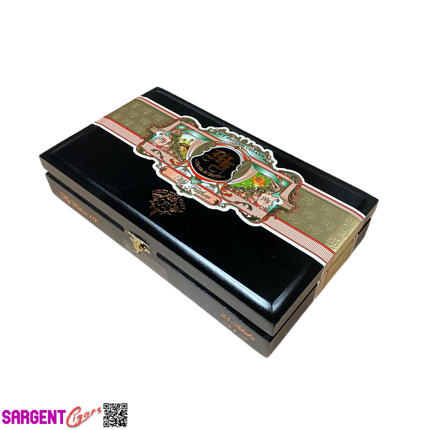 My Father Connecticut Robusto Empty Wooden Cigar Box 10.5x6.25x2