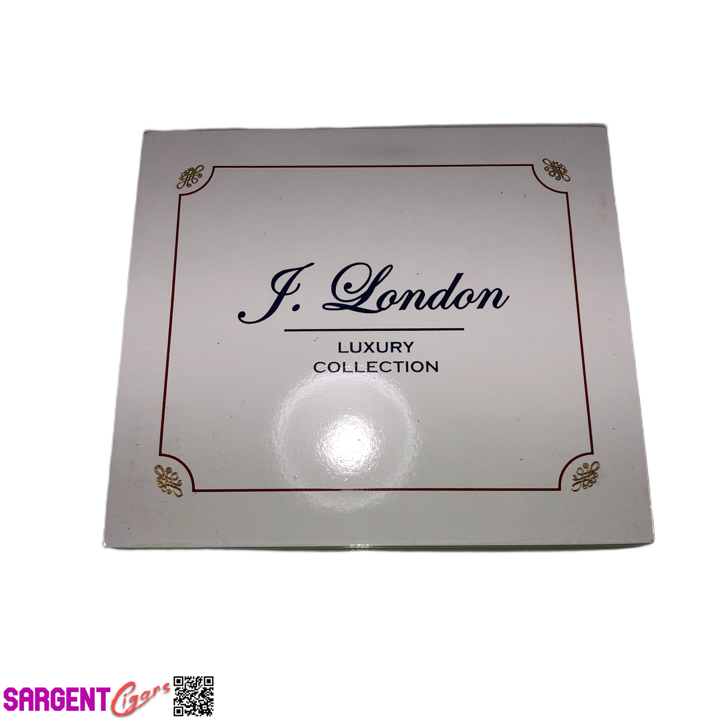 J London Luxury Collection Lonsdale Empty Wooden Cigar Box 8.5x7.5x1