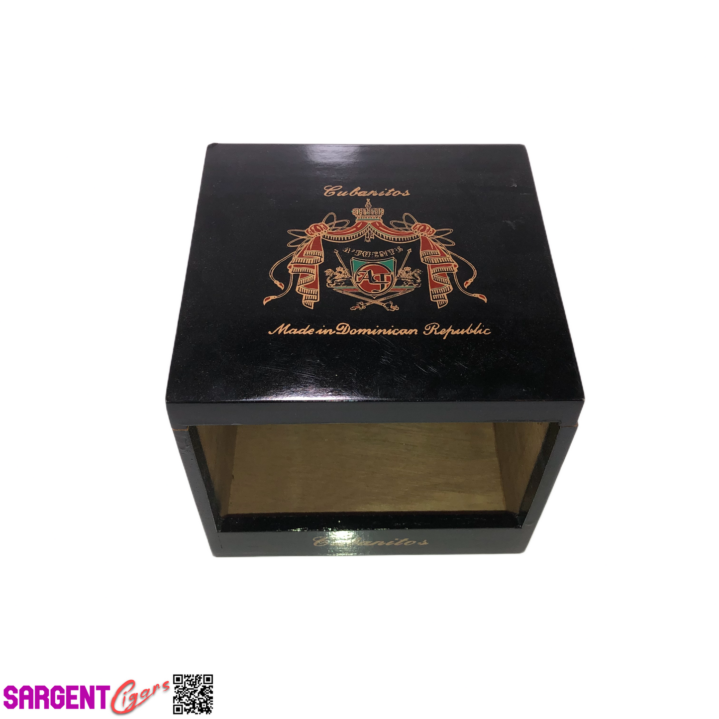 Arturo Fuente Empty Wooden Cigar Box 5.75x5.75x4.75
