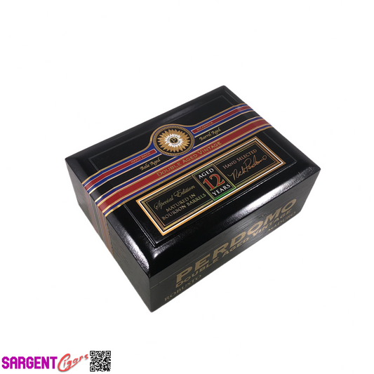 Perdomo Double Aged Vintage Maduro Robusto Empty Wooden Cigar Box 8x6.25x3.25