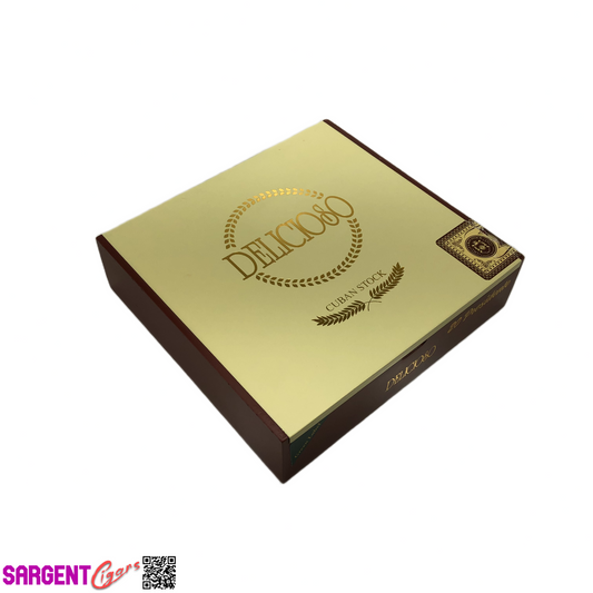 Delicioso Presidente Empty Wooden Cigar Box 8x7.75x2