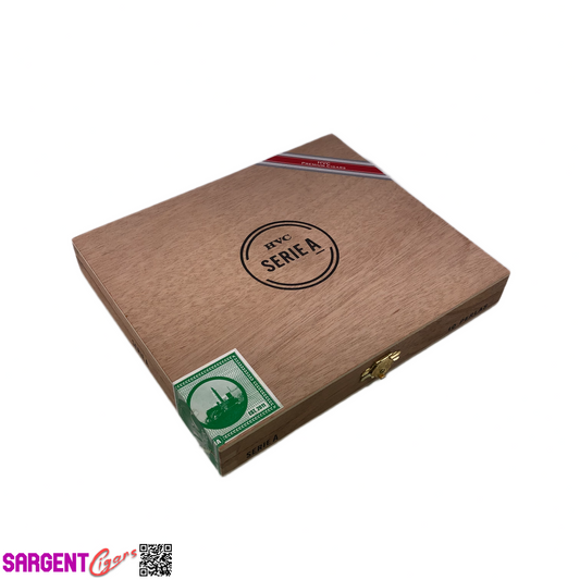 HVC Serie A Perlas Empty Wooden Cigar Box 8x6.75x1.25