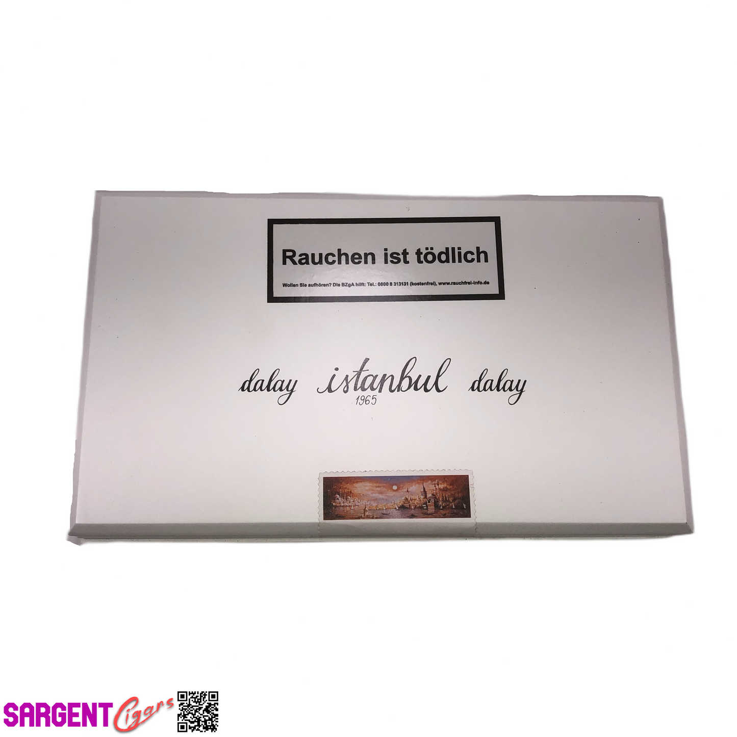 Dalay Instanbul Empty Wooden Cigar Box 12.25x7.5x1.75