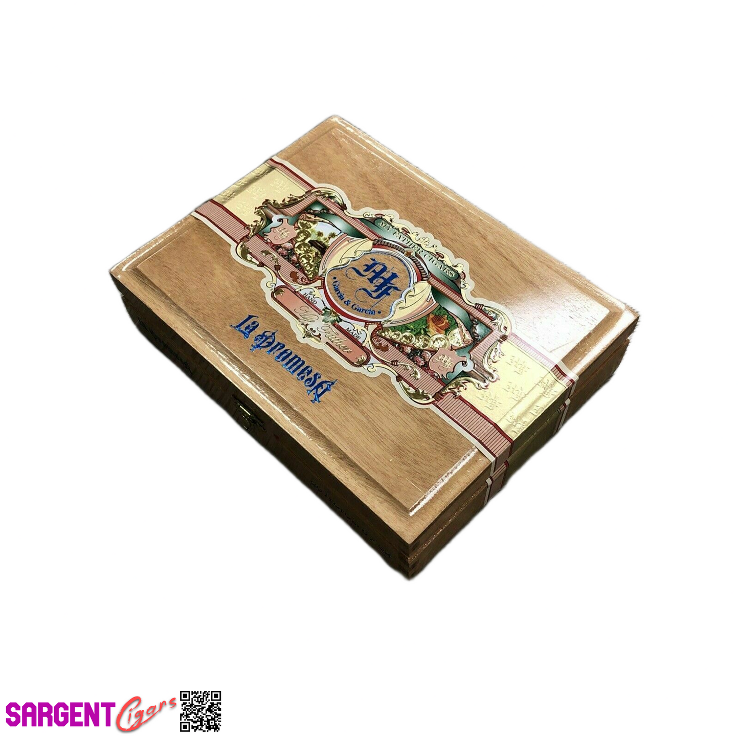 My Father Cigars La Promesa Toro Empty Wooden Cigar Box 9x7x2