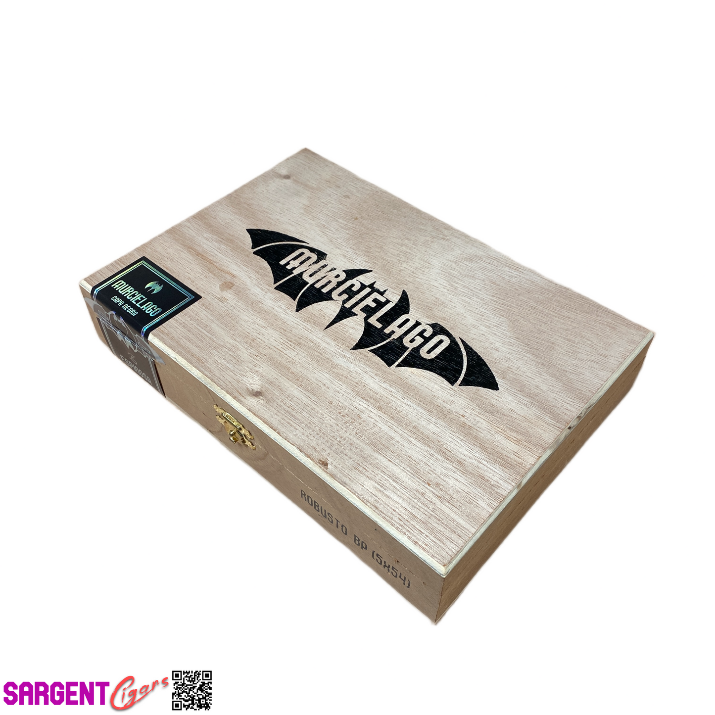 Espinosa Murcielago Robusto Empty Wooden Cigar Box 8.75x6.25x2