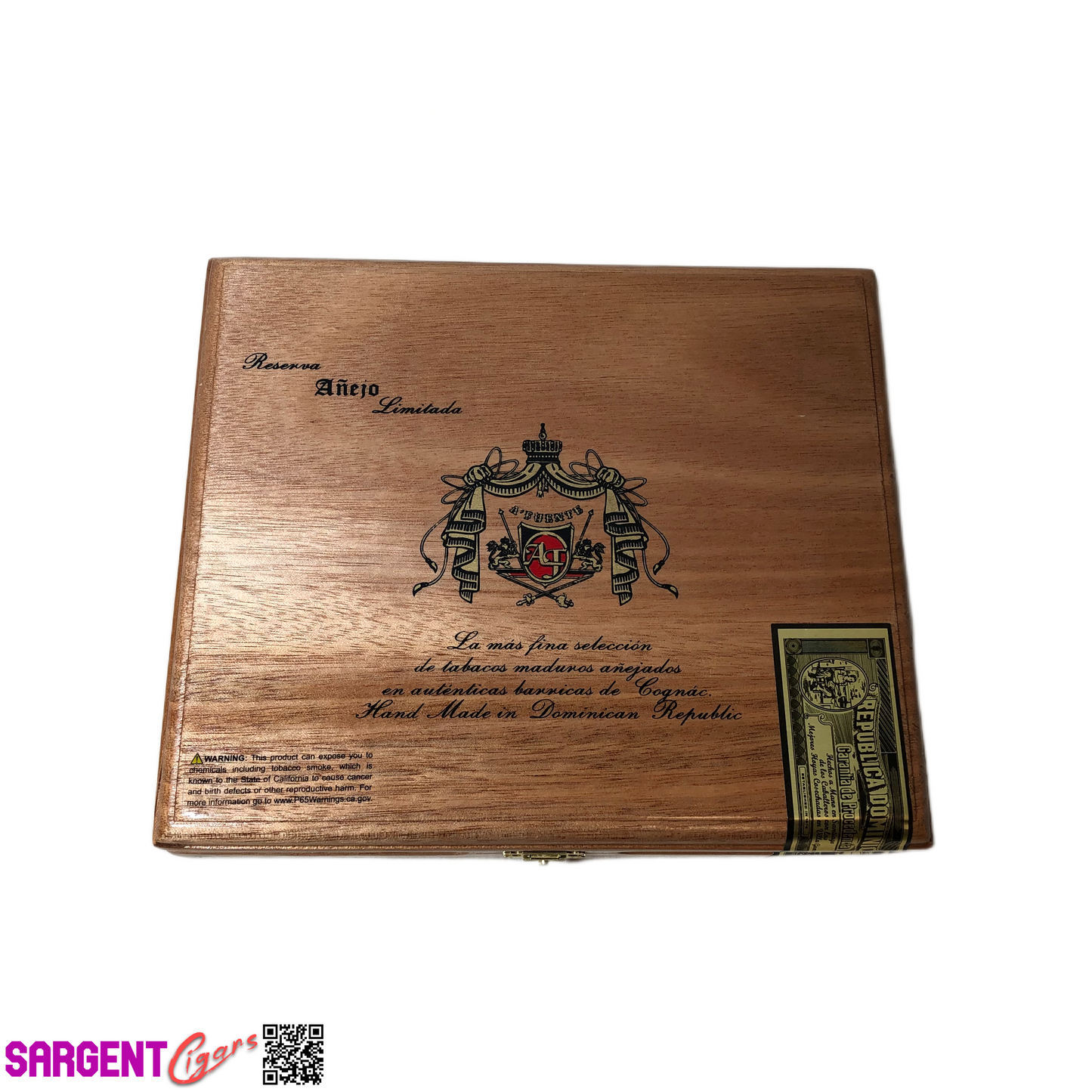 Arturo Fuente Anejo 888 Empty Wooden Cigar Box 9.5x8x2