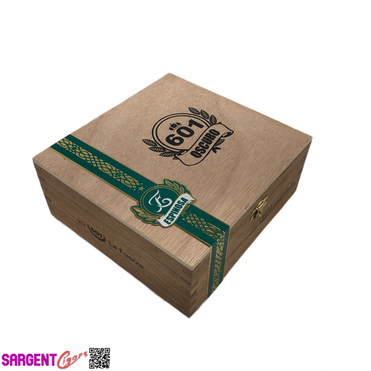 Espinosa 601 Oscuro La Fuerza Empty Wooden Cigar Box 6.75x6.5x3