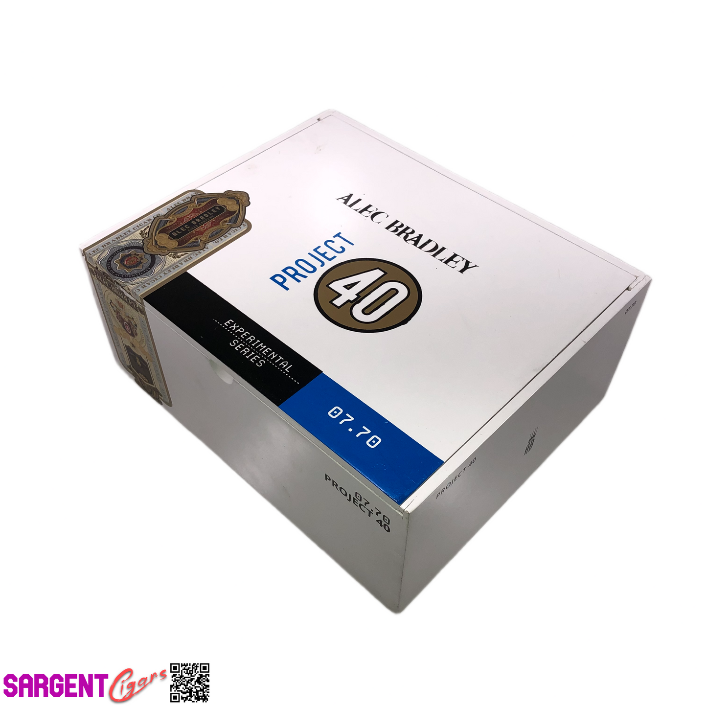 Alec Bradley Project 40 770 Empty Wooden Cigar Box 9.25x7.75x4