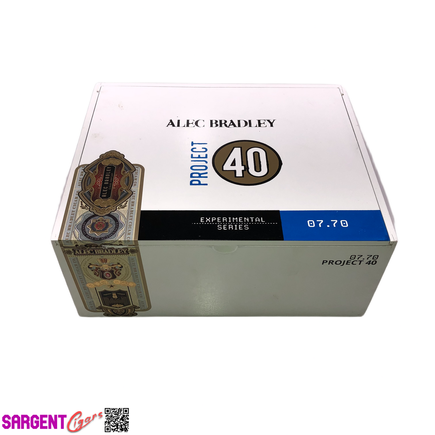 Alec Bradley Project 40 770 Empty Wooden Cigar Box 9.25x7.75x4
