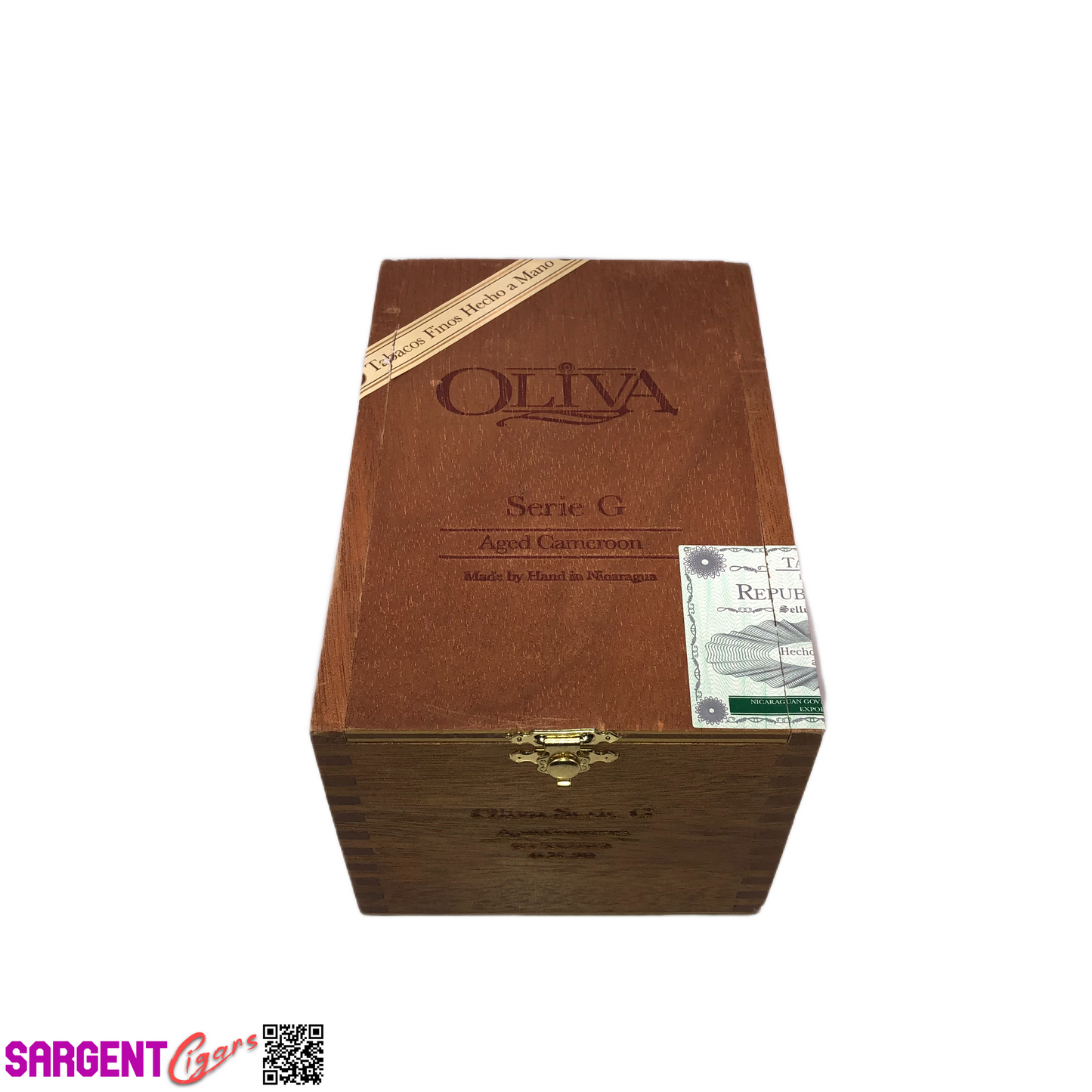 Oliva Serie G Toro Empty Wooden Cigar Box 4.75x6.75x4.25