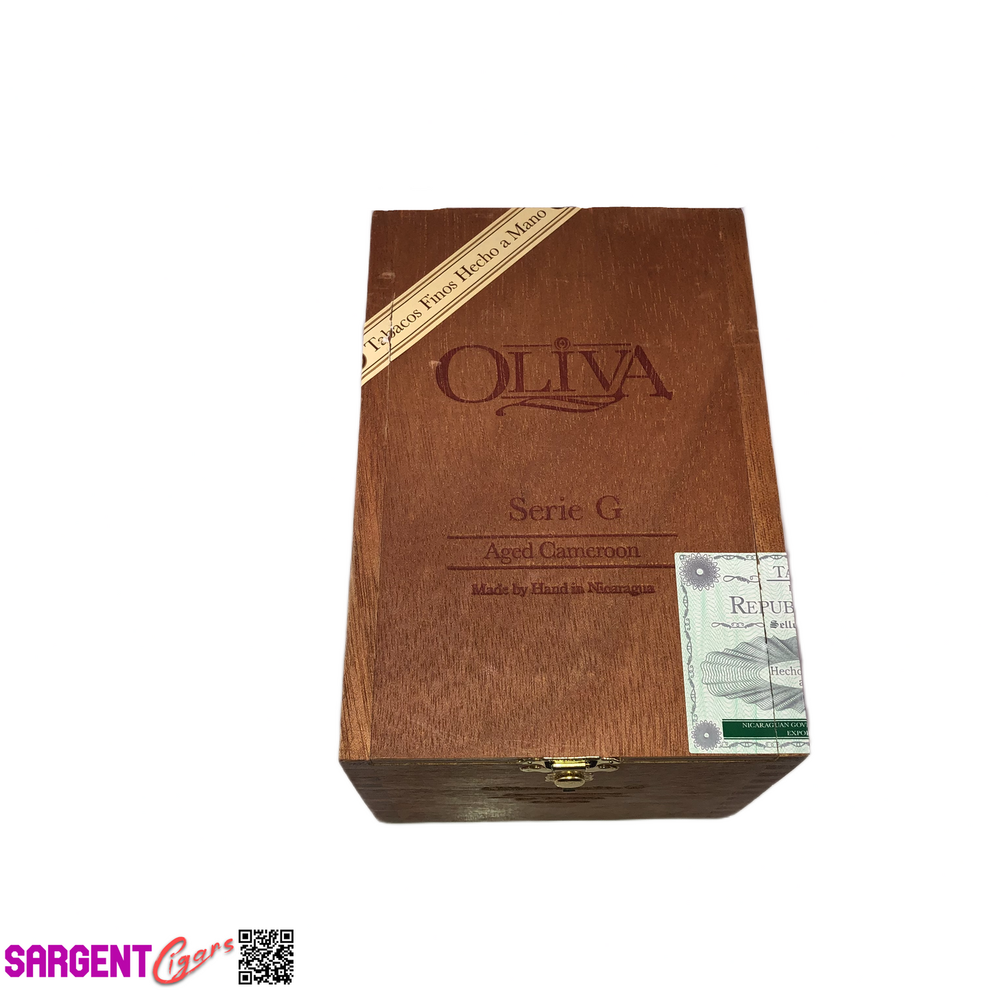 Oliva Serie G Toro Empty Wooden Cigar Box 4.75x6.75x4.25