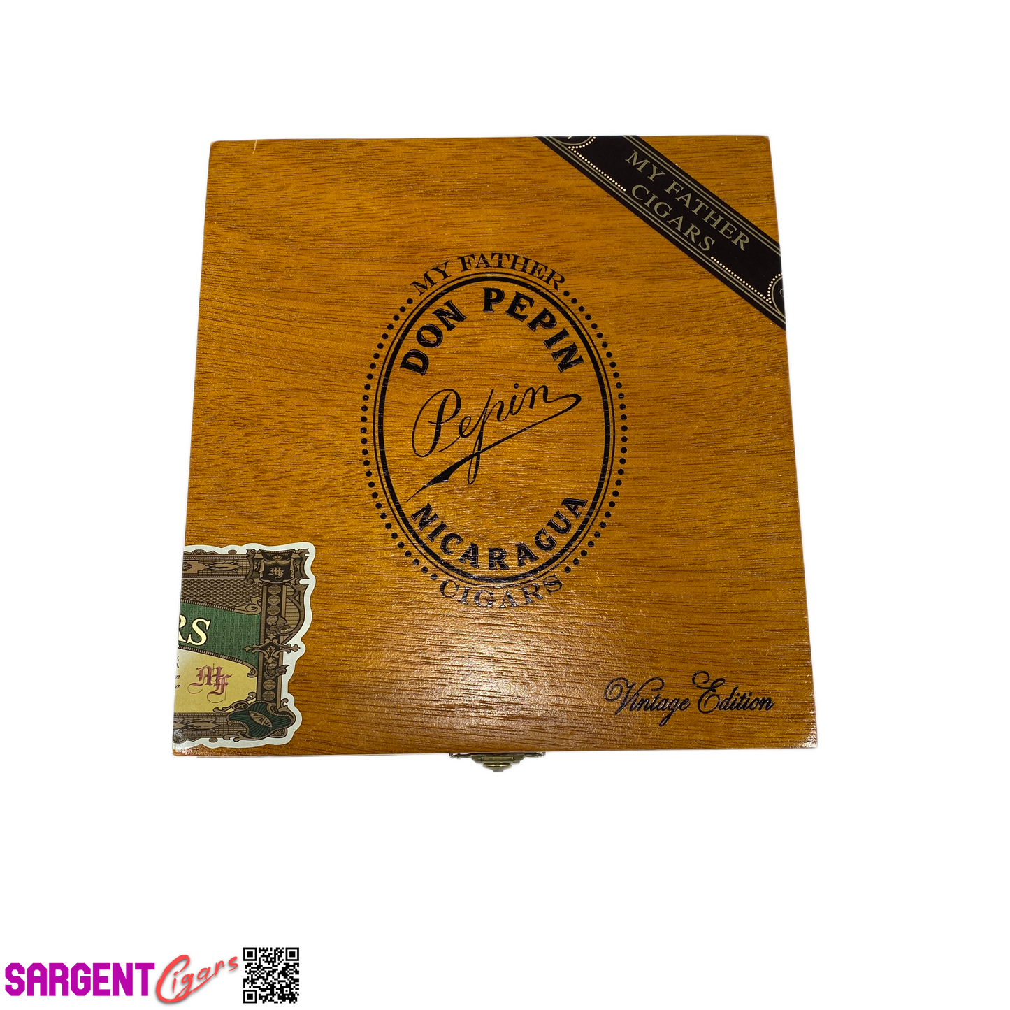 Don Pepin Vintage Edition Toro Empty Wooden Cigar Box 6.5x7x3