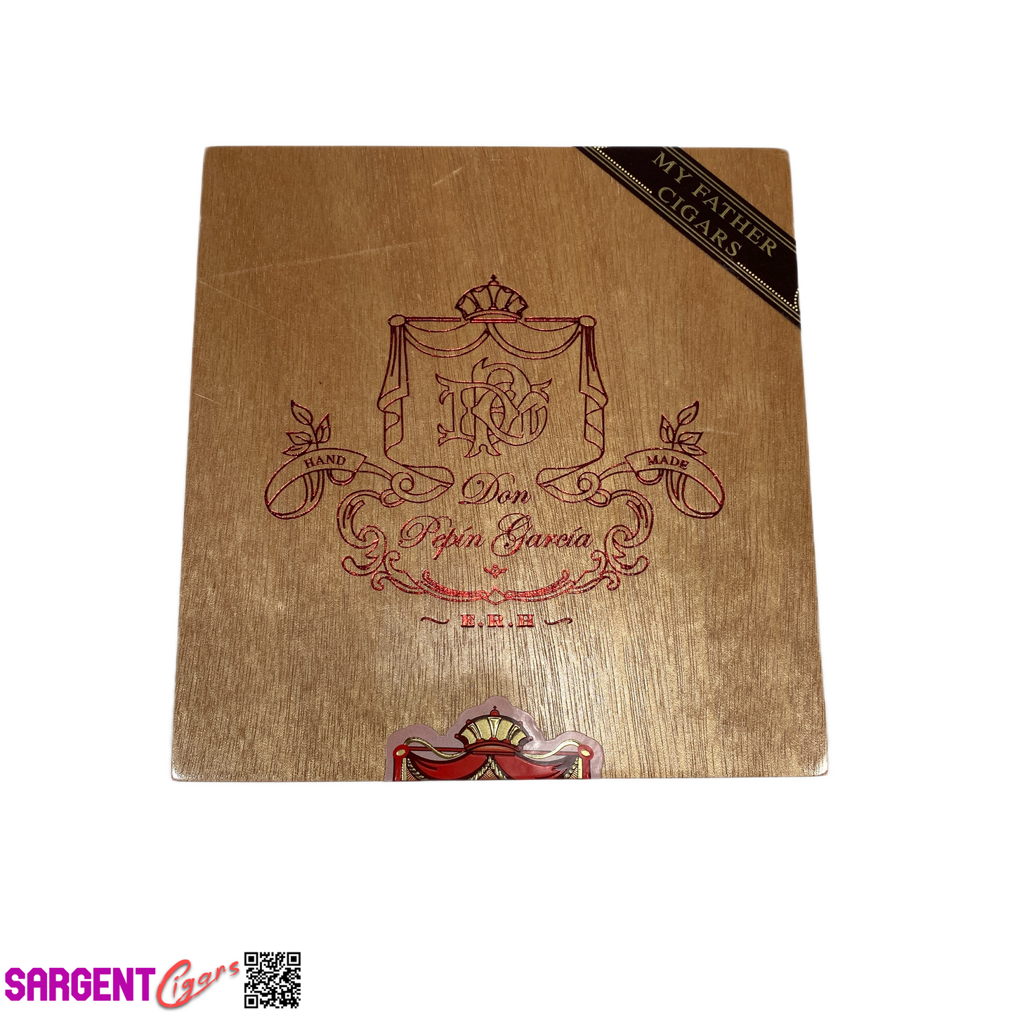 Don Pepin Garcia ERH Toro Empty Wooden Cigar Box 6.5x7x3